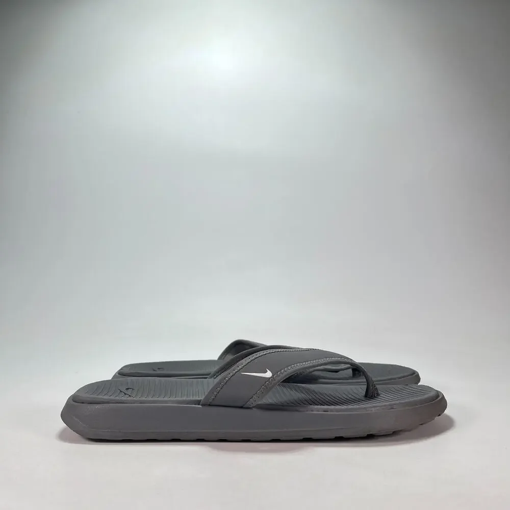 Nike Ultra Celso Gray Cushioned Flip Flop Sandals Casual Slides Men's Size 9